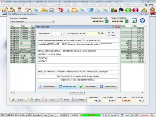 Sistema para Salão de Beleza Agendamento Financeiro v3.0 - Fpqsystem 661617