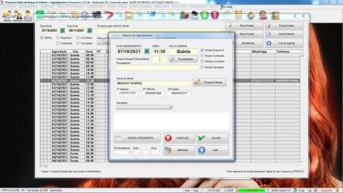 Sistema para Salão de Beleza Agendamento Financeiro v5.0 Plus  Whatsapp - Fpqsystem 661523