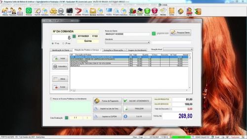 Sistema para Salão de Beleza Agendamento Financeiro v5.0 Plus  Whatsapp - Fpqsystem 661528