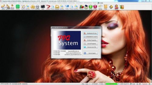 Sistema para Salão de Beleza Agendamento Financeiro v5.0 Plus - Fpqsystem 661535