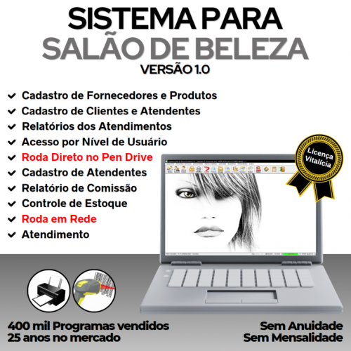 Sistema para Salão de Beleza v1.0 - Fpqsystem 661697