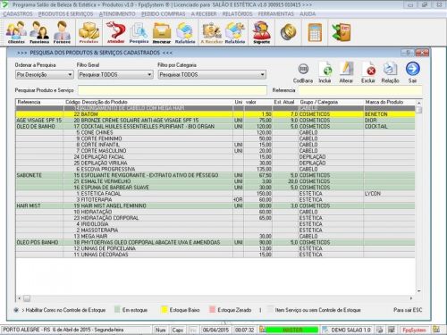 Sistema para Salão de Beleza v1.0 - Fpqsystem 661707