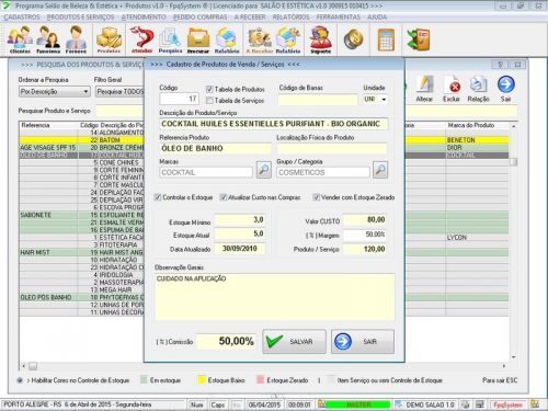 Sistema para Salão de Beleza v1.0 - Fpqsystem 661708