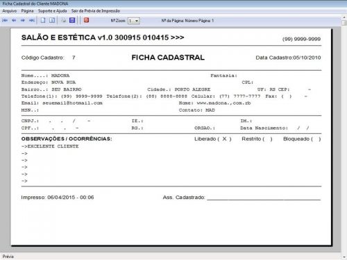 Sistema para Salão de Beleza v1.0 - Fpqsystem 661716