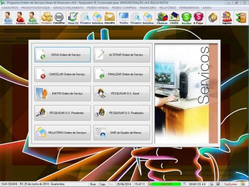 Sistema Para Serviços Diversos e Orçamentos Financeiro V4.6 - Fpqsystem 664677