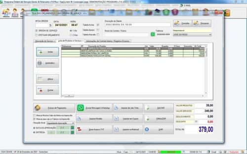 Software  Os Serviços Gerais com Vendas Financeiro e Estatísticas v7.6 Plus - Fpqsystem 664024