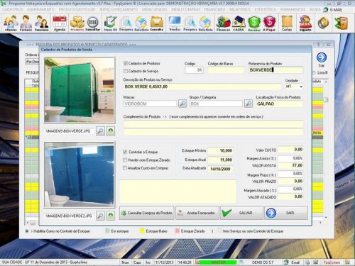 Software Os Vidraçaria e Esquadria com Vendas Financeiro e Agendamento v5.7 Plus 682640
