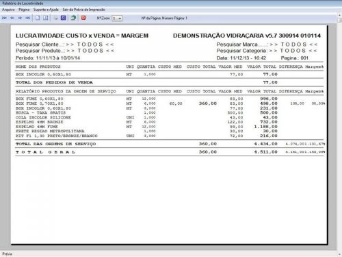 Software Os Vidraçaria e Esquadria com Vendas Financeiro e Agendamento v5.7 Plus 682645