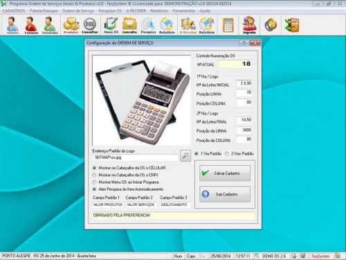 Software com Ordem de Serviço para Pintura e Reforma v2.6 - Fpqsystem 658957