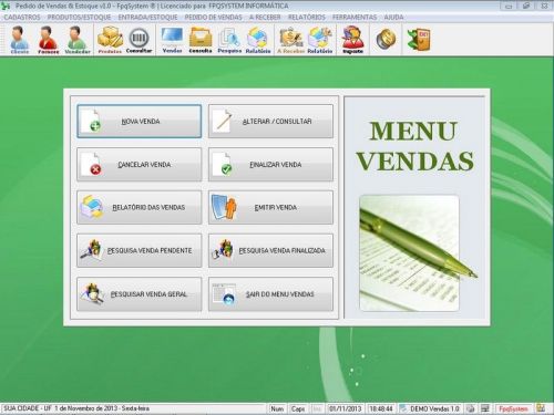 Software Controle de Estoque e Pedido de Vendas v1.0 658746