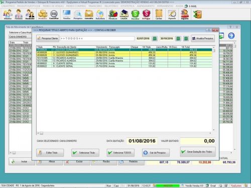 Software Controle de Estoque Pedido de Vendas e Financeiro v4.0 Plus - Fpqsystem 659690