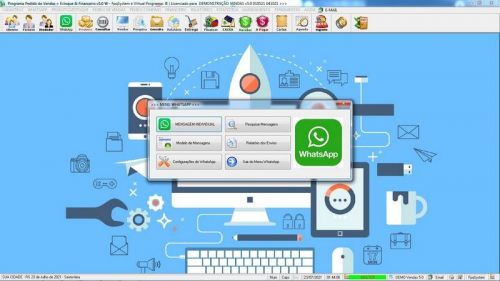 Software Controle de Estoque Pedido de Vendas e Financeiro v5.0 Plus  Whatsapp - Fpqsystem 659613