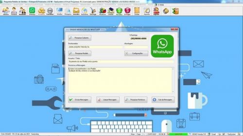 Software Controle de Estoque Pedido de Vendas e Financeiro v5.0 Plus  Whatsapp - Fpqsystem 659614