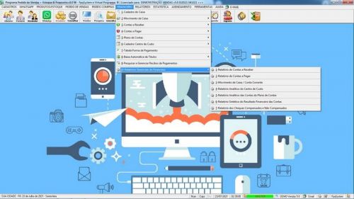 Software Controle de Estoque Pedido de Vendas e Financeiro v5.0 Plus  Whatsapp - Fpqsystem 659617
