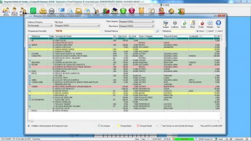 Software Controle de Estoque Pedido de Vendas e Financeiro v5.0 Plus  Whatsapp - Fpqsystem 659619