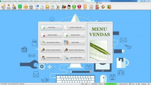 Software Controle de Estoque Pedido de Vendas e Financeiro v5.0 Plus  Whatsapp - Fpqsystem 659622