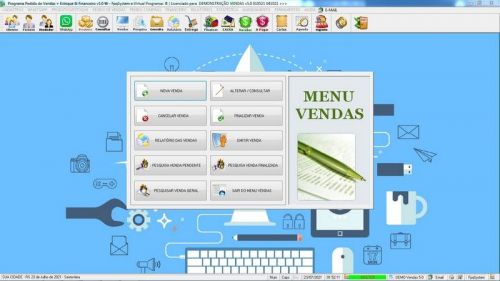 Software Controle de Estoque Pedido de Vendas e Financeiro v5.0 Plus - Fpqsystem 659622