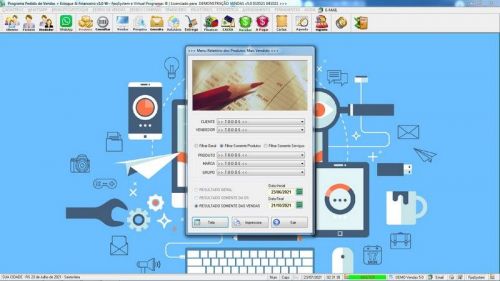 Software Controle de Estoque Pedido de Vendas e Financeiro v5.0 Plus  Whatsapp - Fpqsystem 659627
