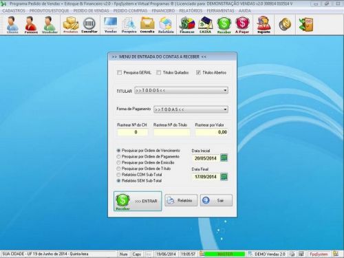 Software Controle de Estoque Pedido de Vendas Financeiro v2.0 - Fpqsystem 659767