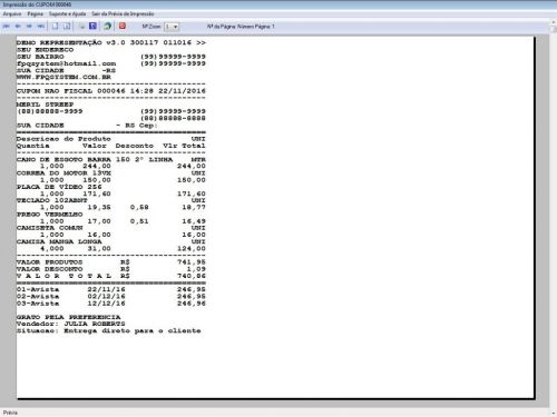 Software Gerenciar Representação Pedidos e Financeiro V3.0 - Fpqsystem 409203