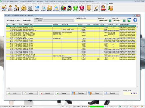 Software Gerenciar Representação Pedidos e Financeiro V3.0 - Fpqsystem 409209