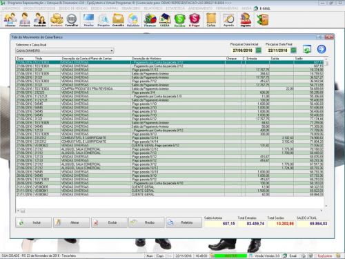 Software Gerenciar Representação Pedidos e Financeiro V3.0 - Fpqsystem 409210