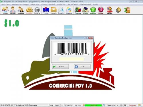 Software Loja de Suplementos Pdv Frente de Caixa para Tabacaria com Estoque e Financeiro v1.0 - Fpqsystem 658269