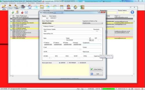 Software Ordem de Serviço Assistência Técnica Celular v1.0 - Fpqsystem 660782