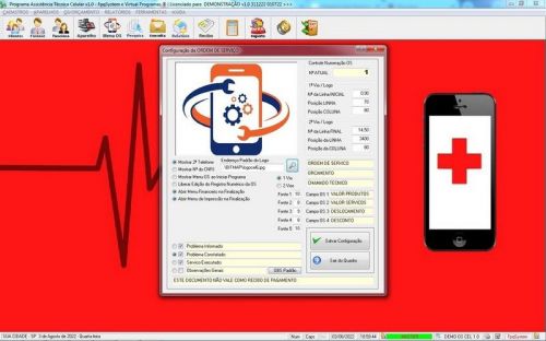 Software Ordem de Serviço Assistência Técnica Celular v1.0 - Fpqsystem 660791