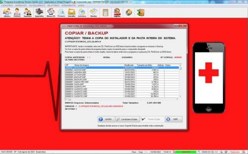 Software Ordem de Serviço Assistência Técnica Celular v1.0 - Fpqsystem 660795