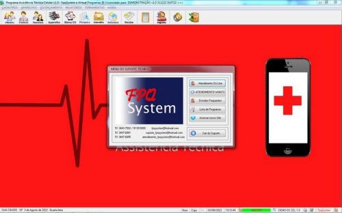 Software Ordem de Serviço Assistência Técnica Celular v1.0 - Fpqsystem 660796