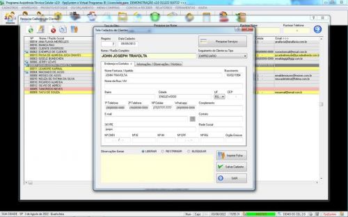 Software Ordem de Serviço Assistência Técnica Celular v2.0 - Fpqsystem 660760