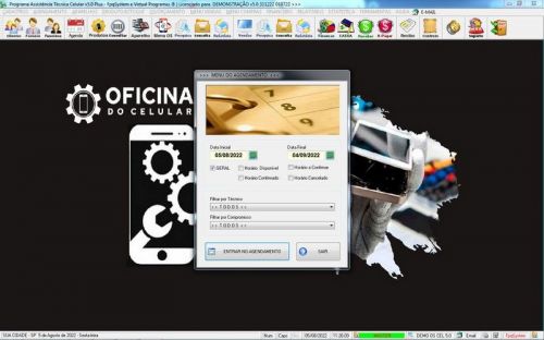 Software Ordem de Serviço Assistência Técnica Celular Vendas Financeiro Estatística v5.0 - Fpqsystem 660643