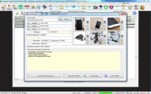 Software Ordem de Serviço Assistência Técnica Celular Vendas Financeiro Estatística Whatsapp v6.0  Whatsapp - Fpqsystem 660611