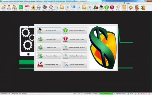Software Ordem de Serviço Assistência Técnica Celular Vendas Financeiro Estatística Whatsapp v6.0  Whatsapp - Fpqsystem 660613