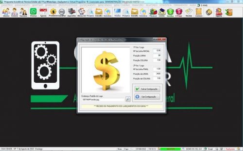 Software Ordem de Serviço Assistência Técnica Celular Vendas Financeiro Estatística Whatsapp v6.0  Whatsapp - Fpqsystem 660617