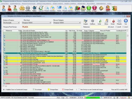 Software Ordem de Serviço Assistência Técnica Vendas e Financeiro v4.0 - Fpqsystem 660216