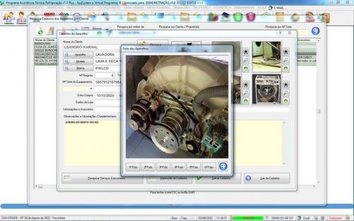 Software ordem de serviço de refrigeração com Vendas Financeiro e Mensagem v5.0 - Fpqsystem 660048