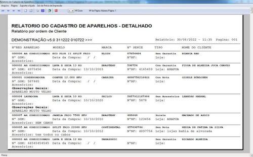 Software ordem de serviço de refrigeração com Vendas Financeiro e Mensagem v5.0 - Fpqsystem 660049