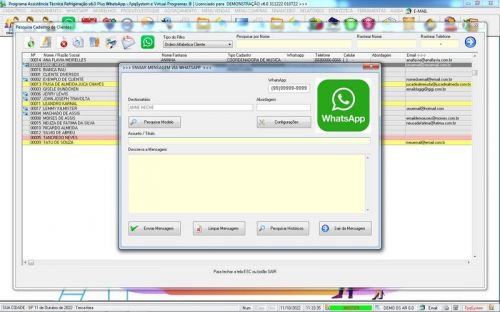 Software ordem de serviço de refrigeração com Vendas Financeiro e Mensagem v6.0  Whatsapp - Fpqsystem 659997