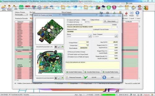 Software ordem de serviço de refrigeração com Vendas Financeiro e Mensagem v6.0  Whatsapp - Fpqsystem 660005