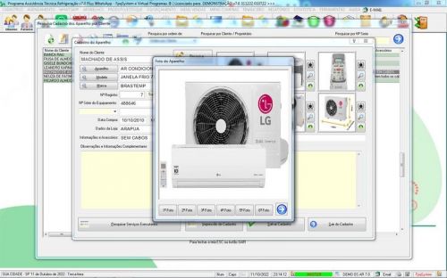 Software ordem de serviço de refrigeração com Vendas Financeiro e Mensagem v7.0  Whatsapp - Fpqsystem 659949