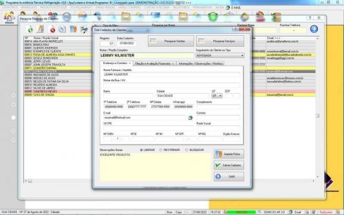 Software ordem de serviço de refrigeração com Vendas v3.0 - Fpqsystem 659896