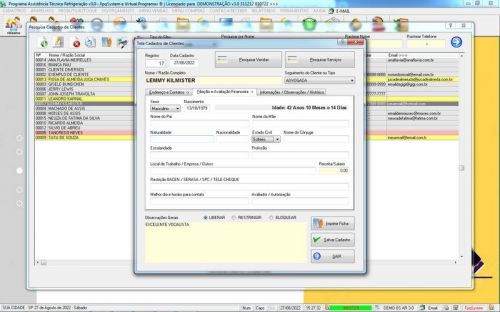 Software ordem de serviço de refrigeração com Vendas v3.0 - Fpqsystem 659897
