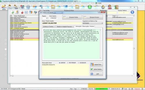 Software ordem de serviço de refrigeração com Vendas v3.0 - Fpqsystem 659898