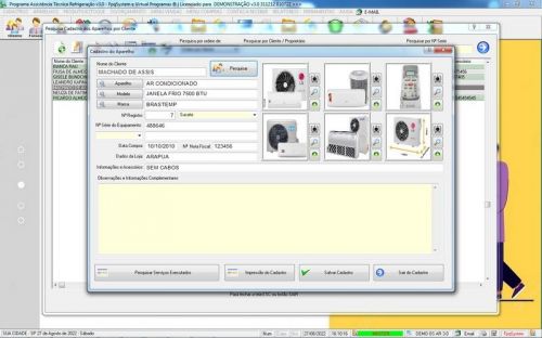 Software ordem de serviço de refrigeração com Vendas v3.0 - Fpqsystem 659910
