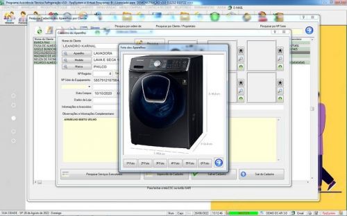 Software ordem de serviço de refrigeração com Vendas v3.0 - Fpqsystem 659912