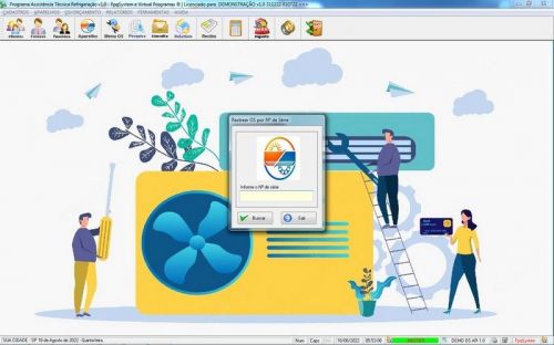 Software ordem de serviço de refrigeração v1.0 - Fpqsystem 659846