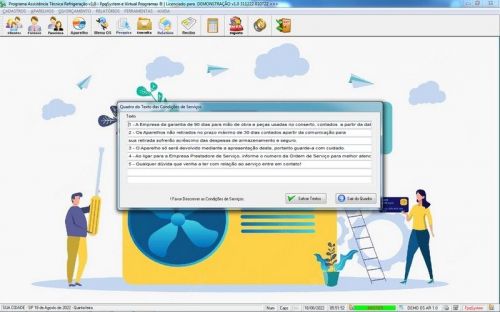 Software ordem de serviço de refrigeração v1.0 - Fpqsystem 659850