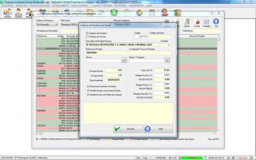 Software ordem de serviço de refrigeração v2.0 - Fpqsystem 659798